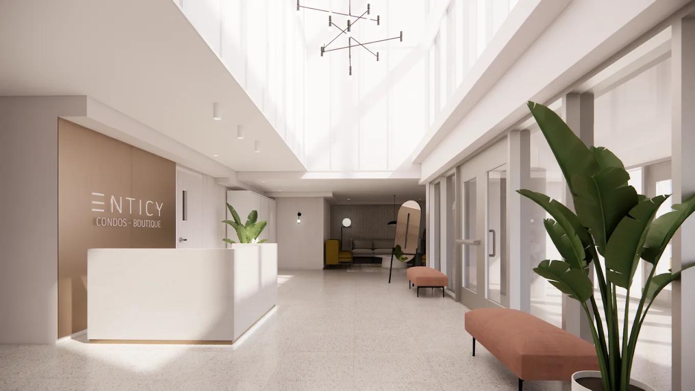 Managed building interior in Downtown Montreal