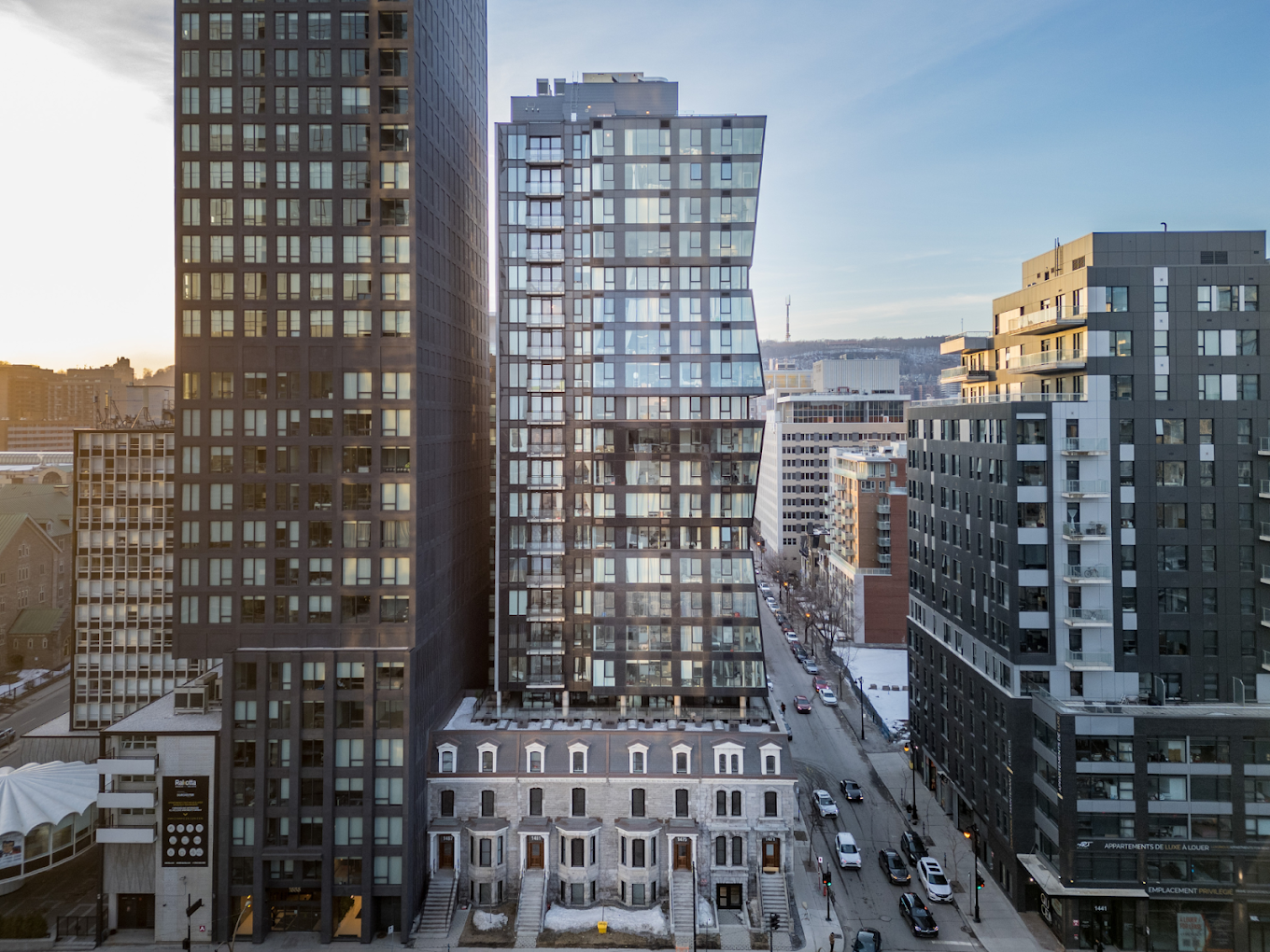 Condos Enticy dans le centre-ville de Montréal