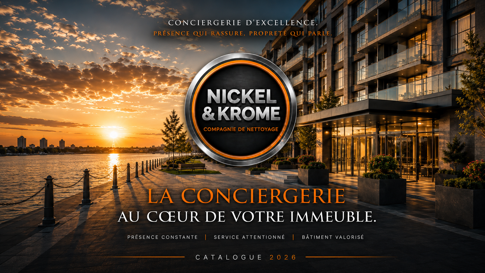 Catalogue de conciergerie Nickel & Krome pour copropriétés