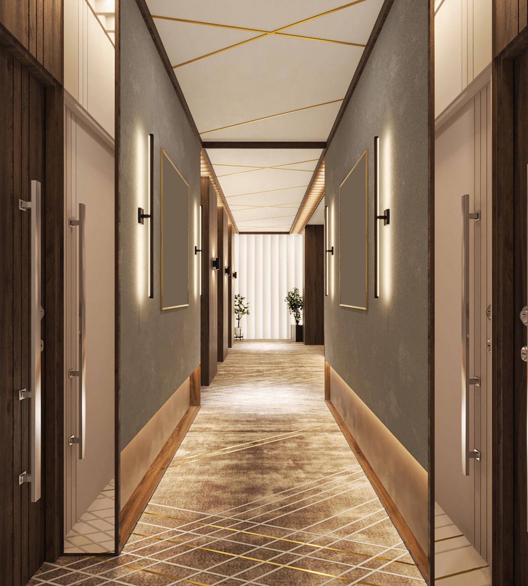 Residential building corridors